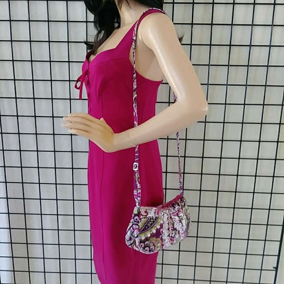 SALE! Vera Bradley Very Berry Paisley Pink Bag - Picture 7 of 7